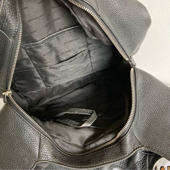 MICHAEL KORS Black Fulton Bedford Hobo Shoulder Bag Selma Raven Hamilton Tote - Picture 8 of 9